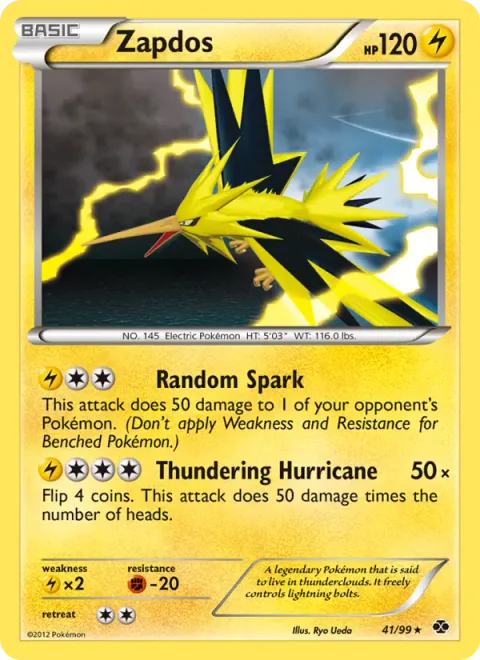 Zapdos [Random Spark | Thundering Hurricane]