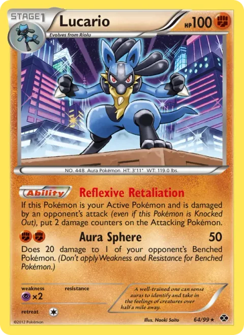 Lucario [Reflexive Retaliation | Aura Sphere]