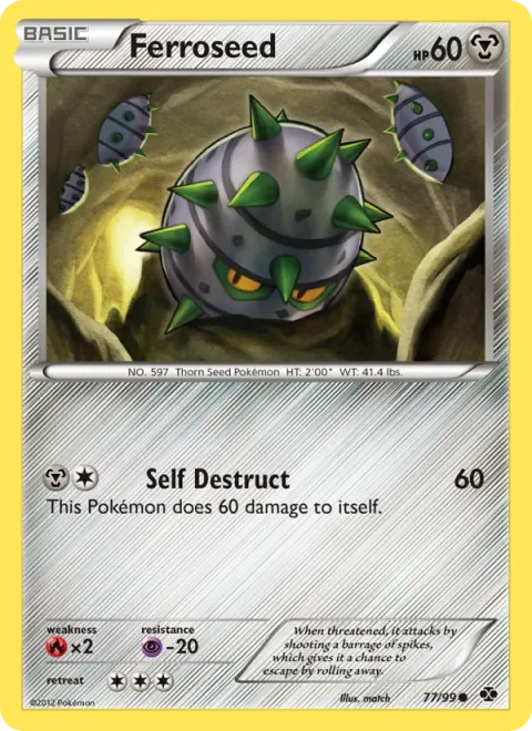 Ferroseed [Self Destruct]