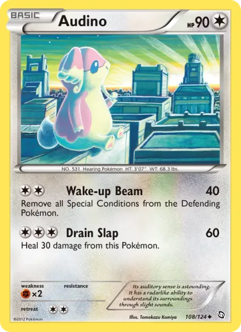 Audino [Wake-up Beam | Drain Slap]
