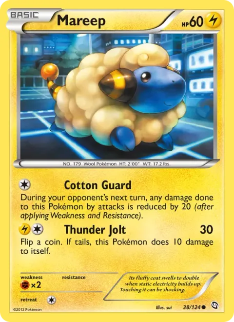 Mareep [Cotton Guard | Thunder Jolt]