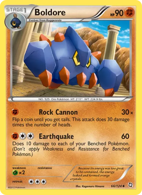 Boldore [Rock Cannon | Earthquake]