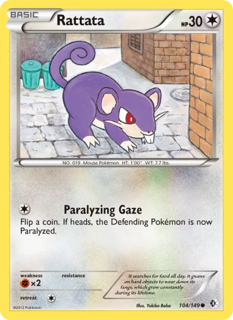 Rattata [Paralyzing Gaze]
