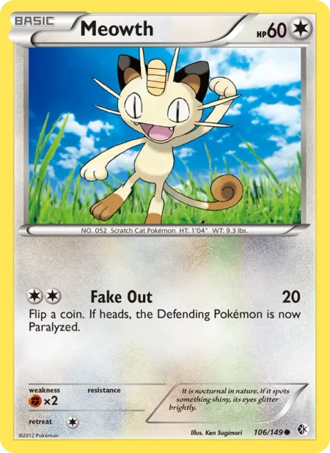 Meowth [Fake Out | BCR]