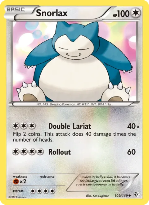 Snorlax [Double Lariat | Rollout]