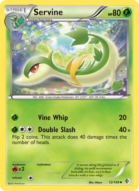Servine [Vine Whip | Double Slash]
