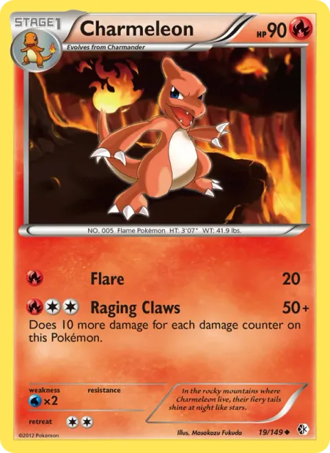 Charmeleon [Flare | Raging Claws]