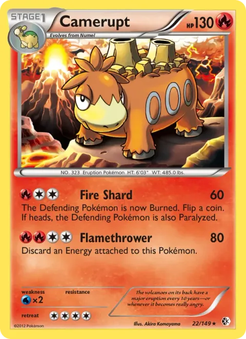 Camerupt [Fire Shard | Flamethrower]