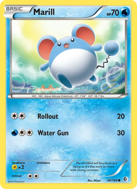 Marill [Rollout | Water Gun]