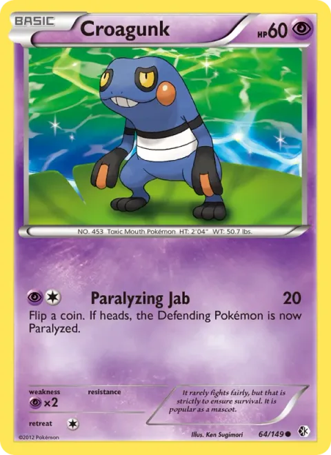 Croagunk [Paralyzing Jab]