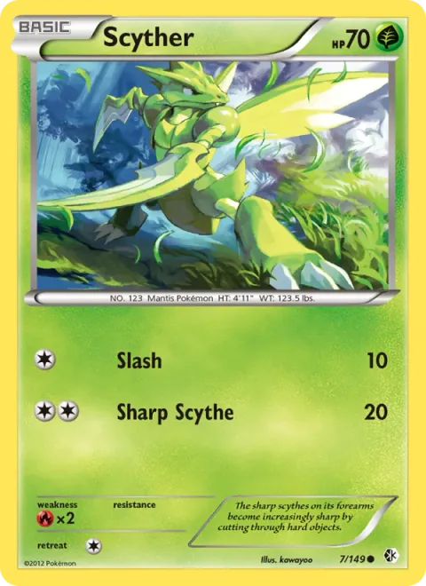 Scyther [Slash | Sharp Scythe | BCR]