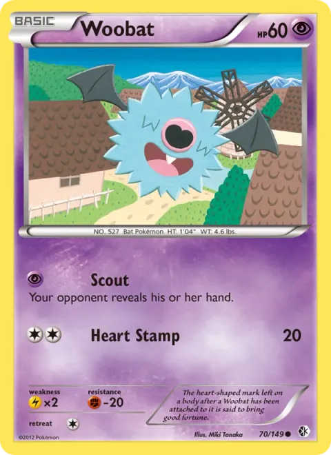 Woobat [Scout | Heart Stamp]