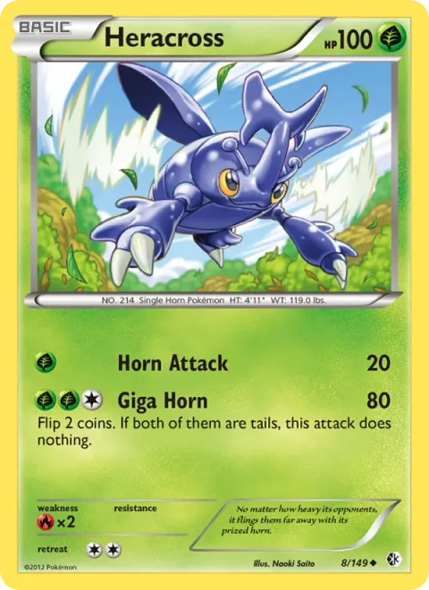 Heracross [Horn Attack | Giga Horn]