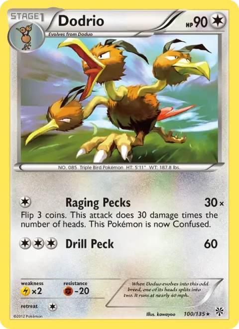 Dodrio [Raging Pecks | Drill Peck]