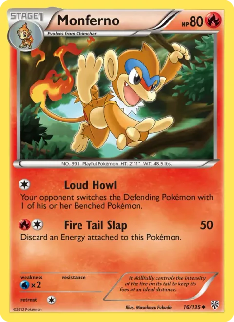 Monferno [Loud Howl | Fire Tail Slap]
