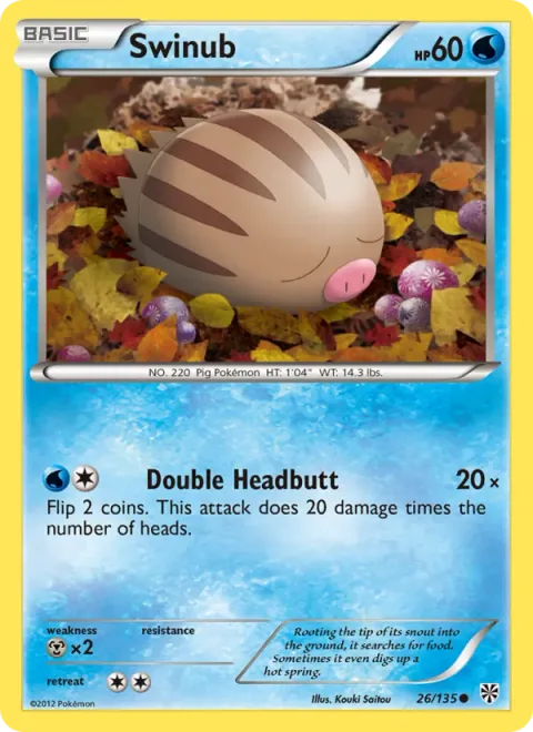 Swinub [Double Headbutt]