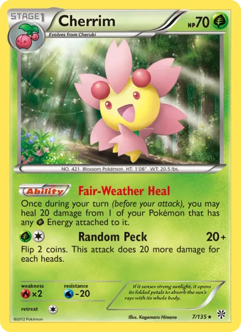 Cherrim [Fair-Weather Heal | Random Peck]