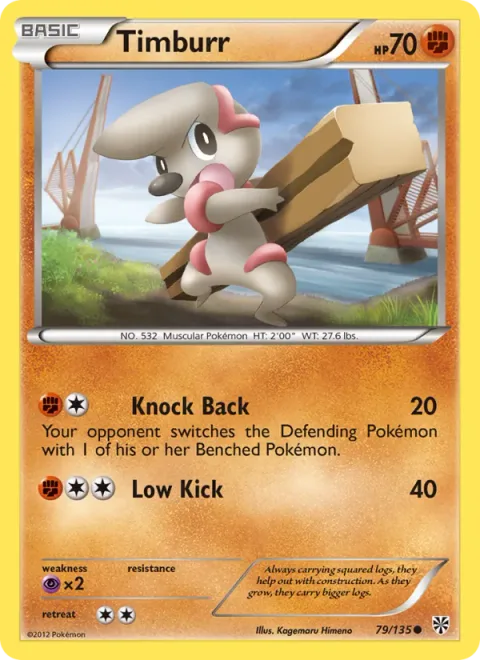 Timburr [Knock Back | Low Kick]