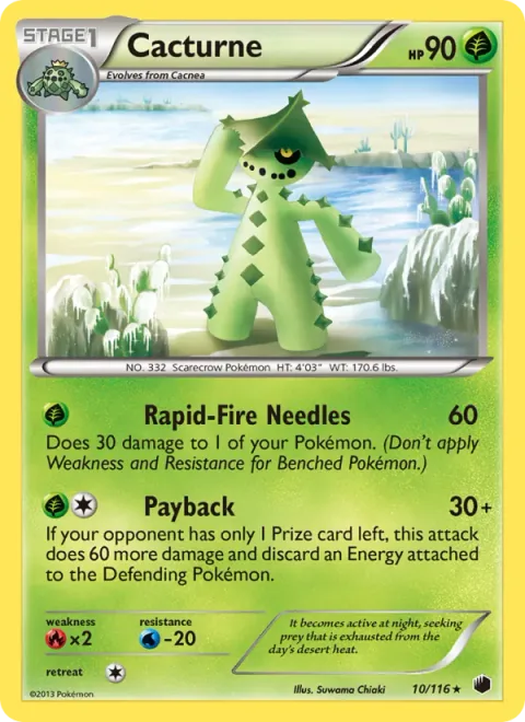 Cacturne [Rapid-Fire Needles | Payback]