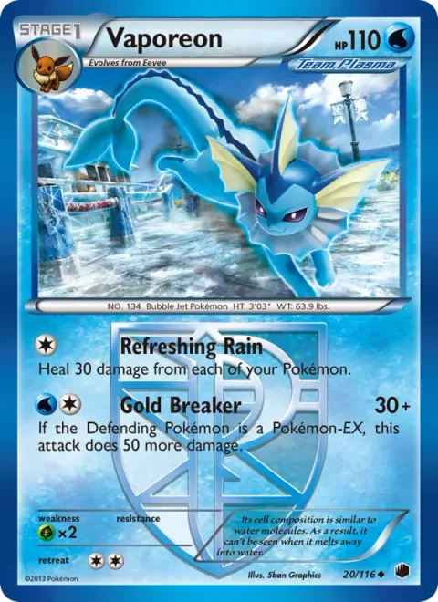 Vaporeon [Refreshing Rain | Gold Breaker]