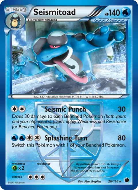 Seismitoad [Seismic Punch | Splashing Turn]