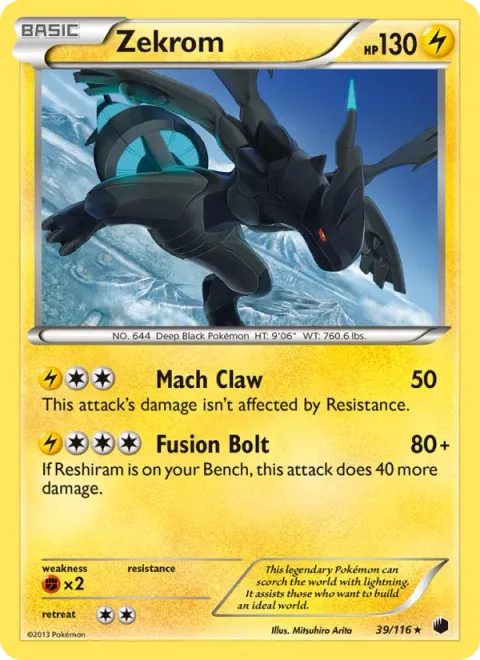 Zekrom [Mach Claw | Fusion Bolt]