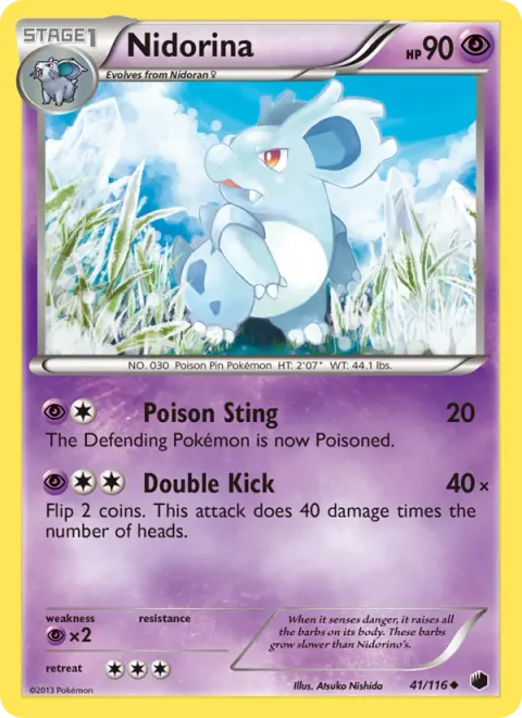 Nidorina [Poison Sting | Double Kick]