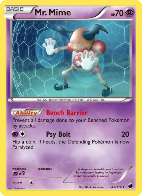 Mr. Mime [Bench Barrier | Psy Bolt]