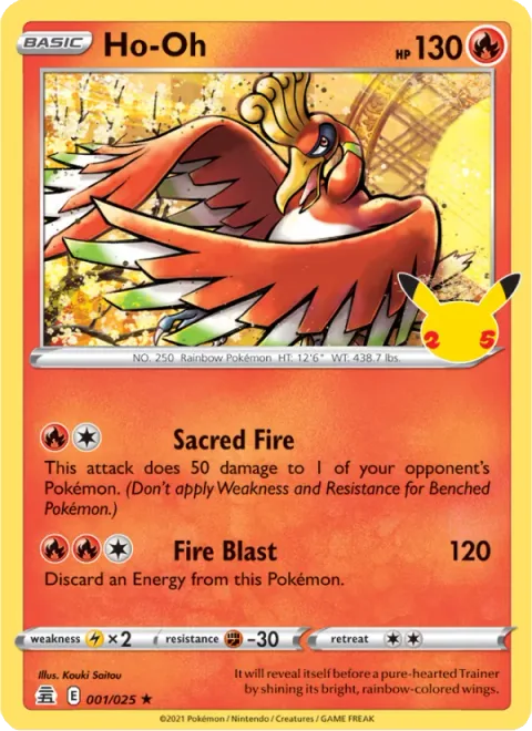 Ho-Oh [Sacred Fire | Fire Blast]