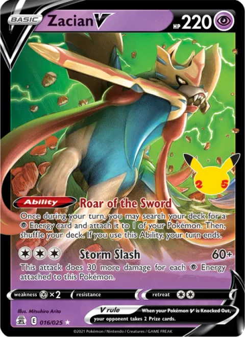 Zacian V [Roar of the Sword | Storm Slash]