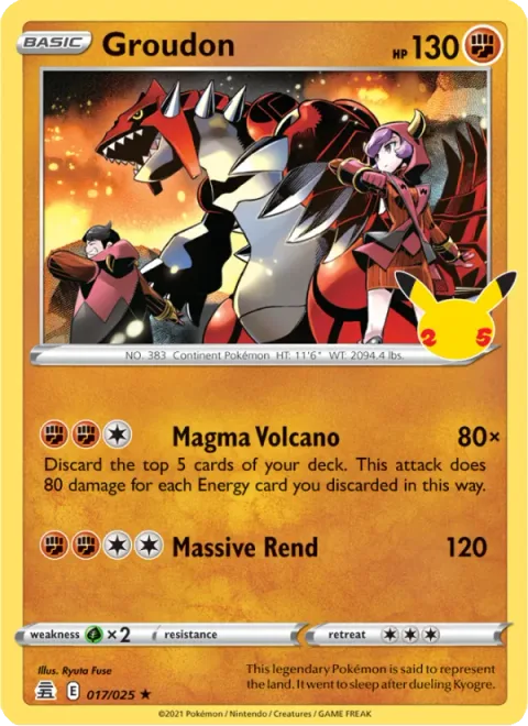 Groudon [Magma Volcano | Massive Rend]