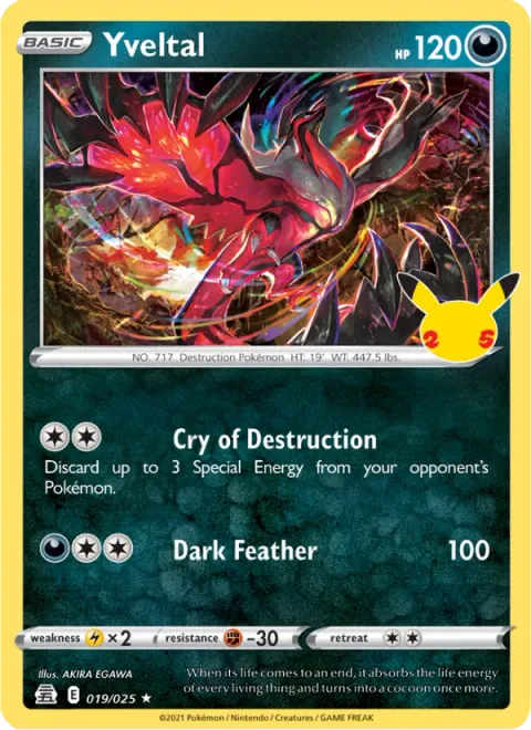 Yveltal [Cry of Destruction | Dark Feather]