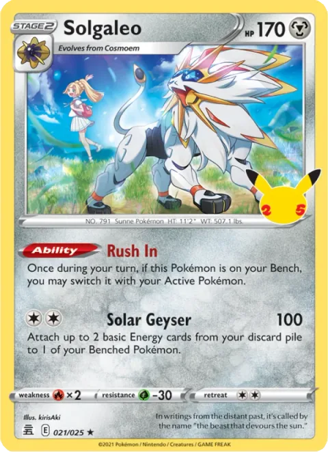 Solgaleo [Rush In | Solar Geyser]