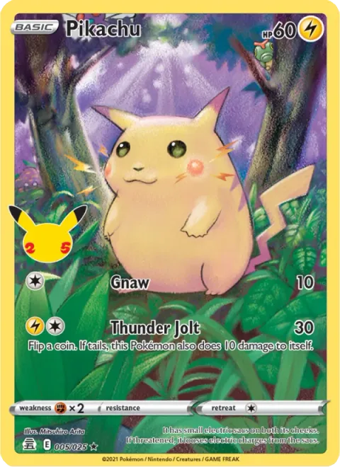 Pikachu [Gnaw | Thunder Jolt]
