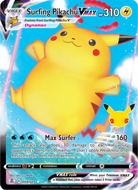 Surfing Pikachu VMAX [Max Surfer]
