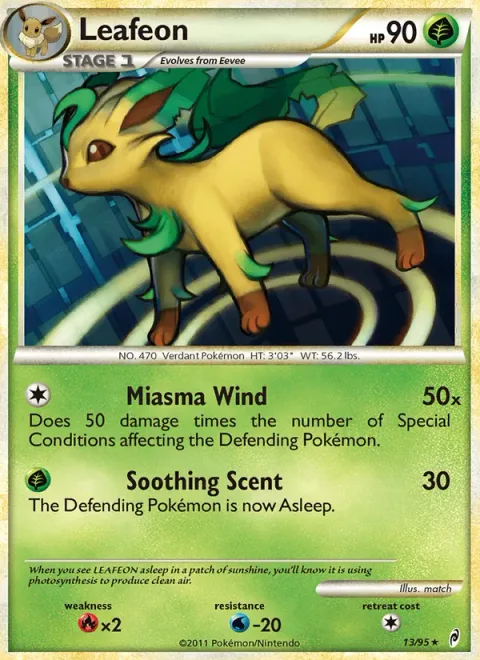 Leafeon [Miasma Wind | Soothing Scent]