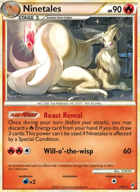 Ninetales [Roast Reveal | Will-o'-the-wisp]