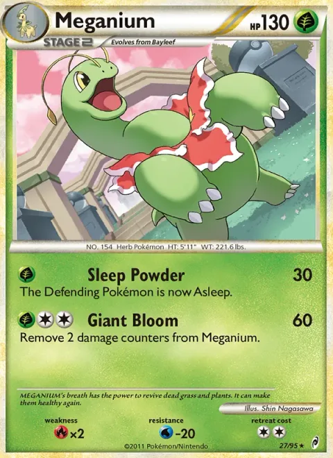 Meganium [Sleep Powder | Giant Bloom]