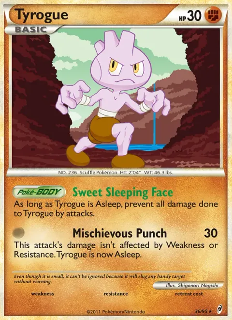 Tyrogue [Sweet Sleeping Face | Mischievous Punch]
