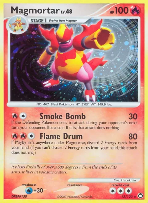 Magmortar Lv.48 [Smoke Bomb | Flare Drum]