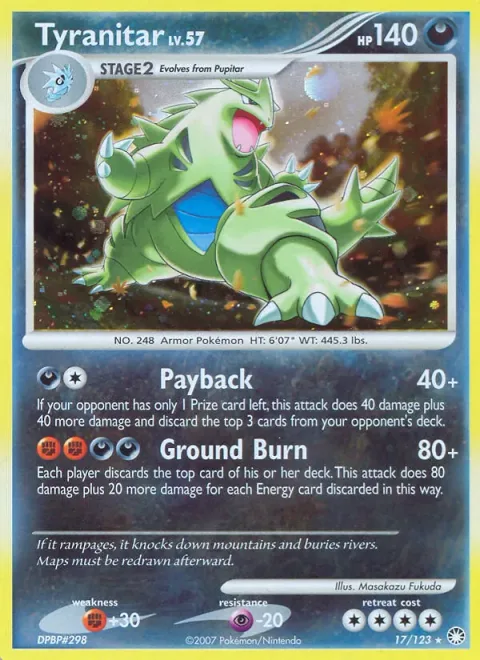 Tyranitar Lv.57 [Payback | Ground Burn]