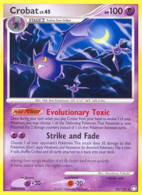 Crobat Lv.45 [Evolutionary Toxic | Strike and Fade]