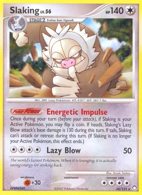 Slaking Lv.56 [Energetic Impulse | Lazy Blow]