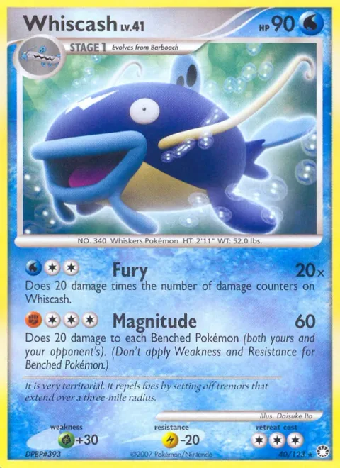 Whiscash Lv.41 [Fury | Magnitude]