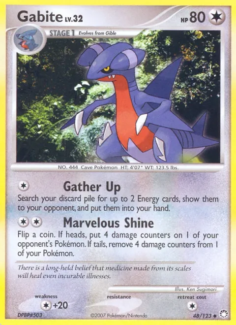 Gabite Lv.32 [Gather Up | Marvelous Shine]