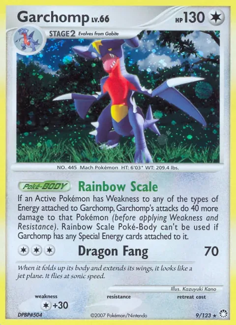 Garchomp Lv.66 [Rainbow Scale | Dragon Fang]