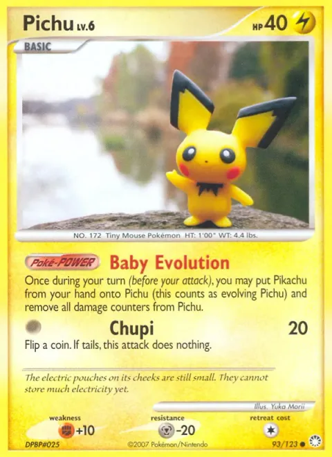 Pichu Lv.6 [Baby Evolution | Chupi]