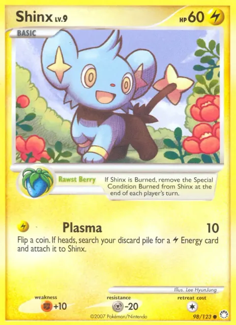 Shinx Lv.9 [Rawst Berry | Plasma]