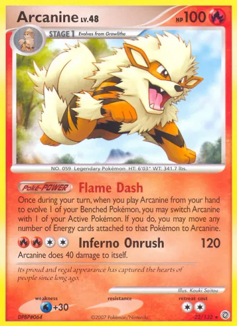Arcanine Lv.48 [Flame Dash | Inferno Onrush]
