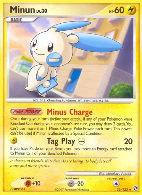 Minun Lv.30 [Minus Charge | Tag Play -]